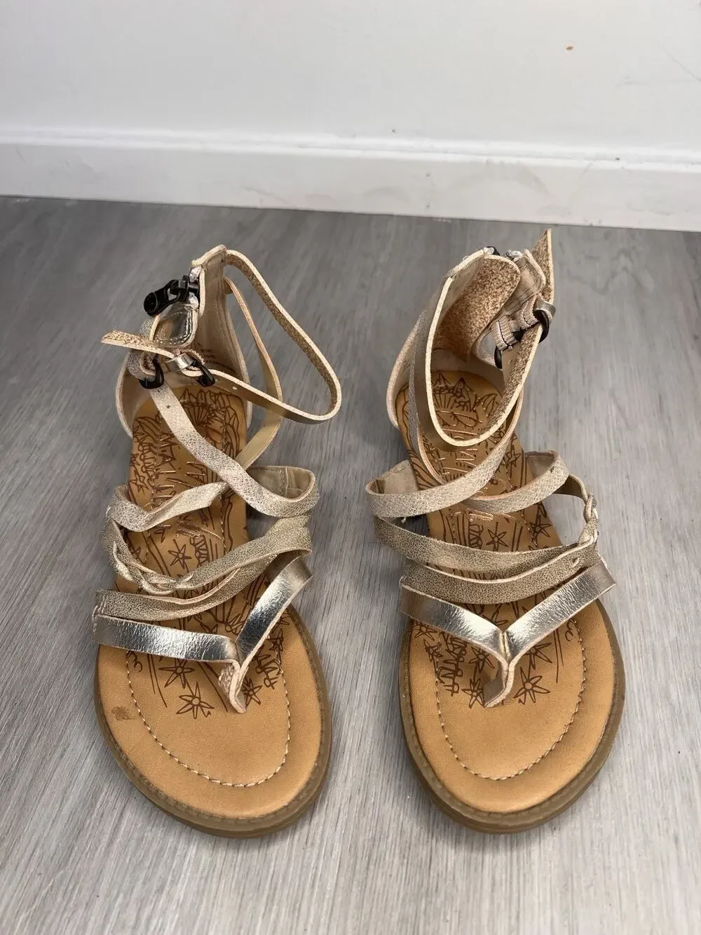 Blowfish Malibu Girls Bungalow Sandals Size 1
